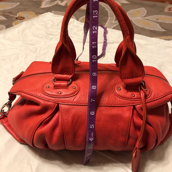 Maxximum Orange Leather Bag - Picture 2 of 11